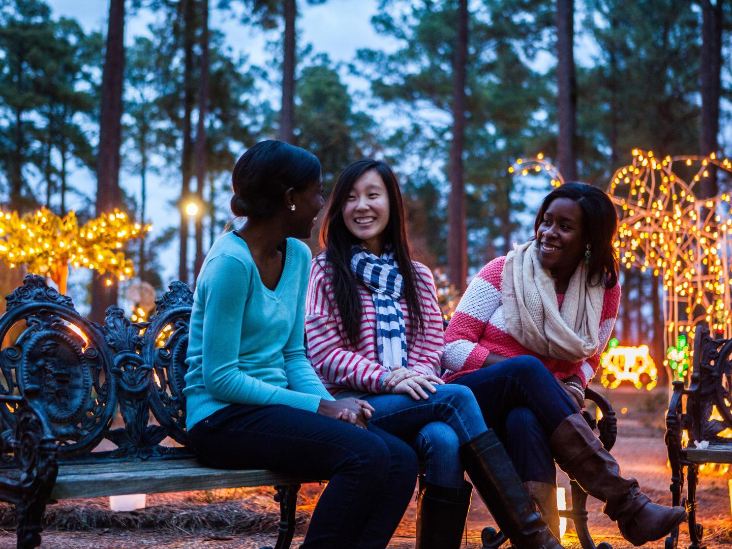在 Christmas in Roseland 罗斯兰圣诞节与好友共享欢乐