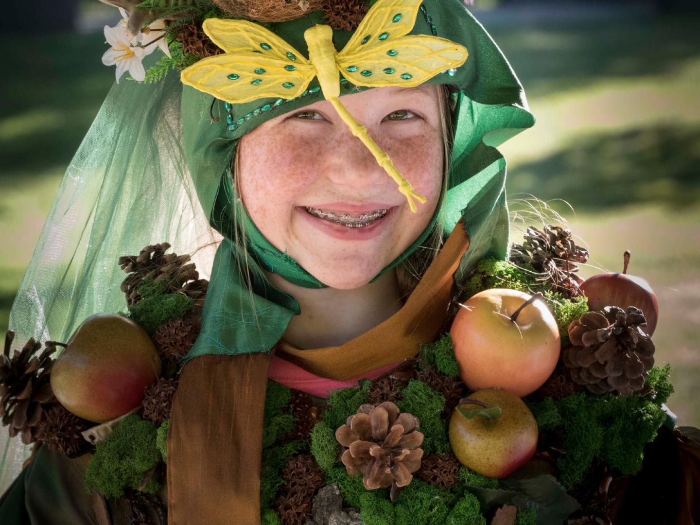 参加仙女屋节的换装活动