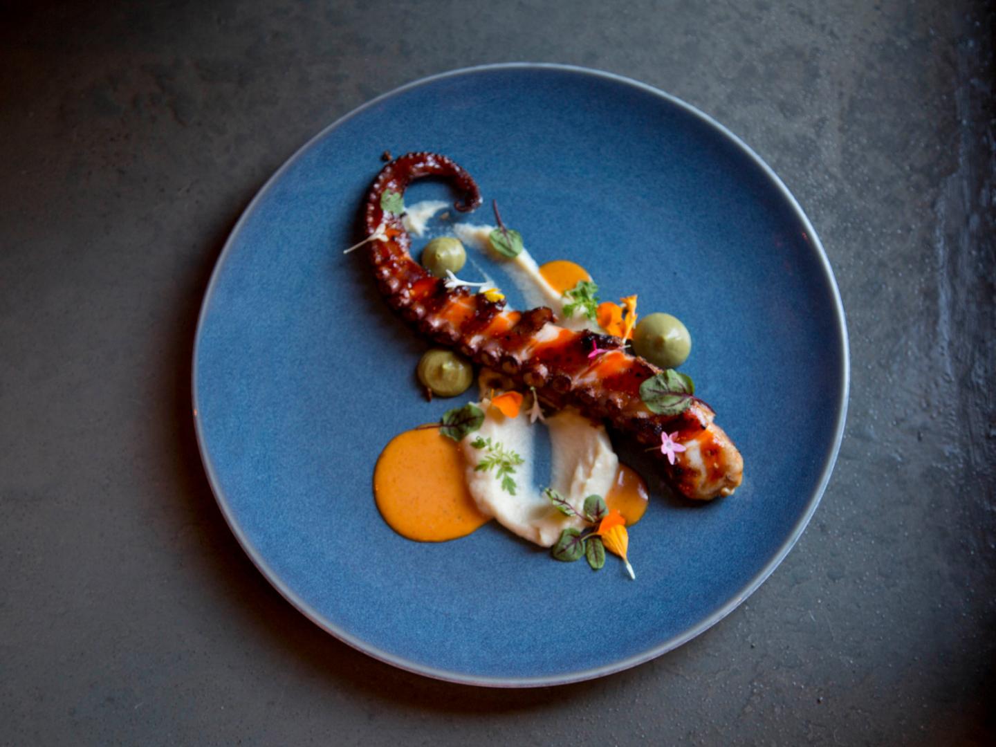 亨茨维尔餐厅美食周期间，主办餐厅供应的菜单美食之一