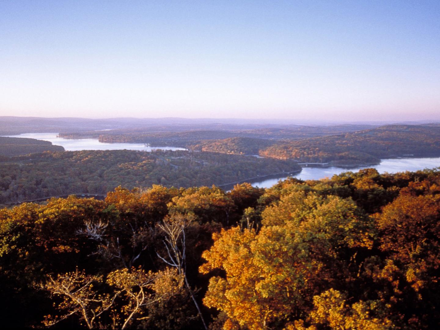 深溪湖绚丽秋色 深溪湖绚丽秋色