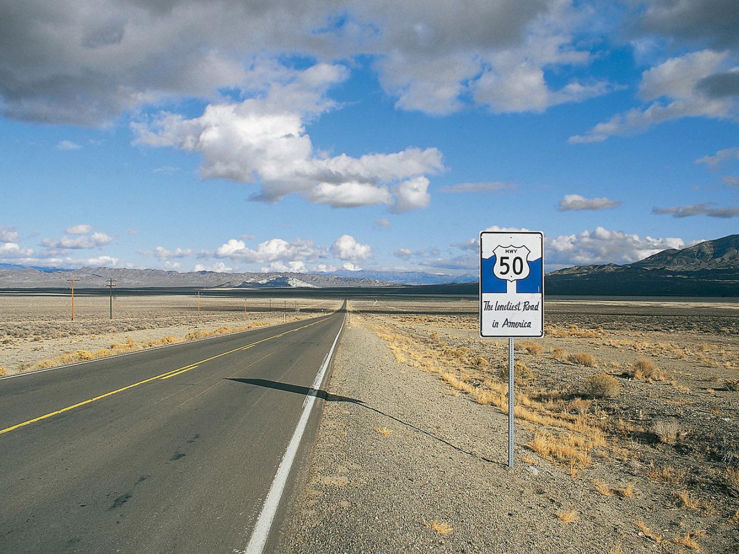 U.S. Route 50 - Known as America's most lonely road. Scary at times ...