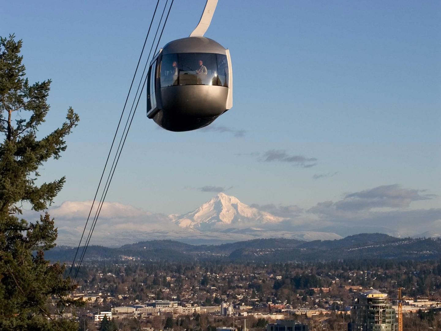 波特兰 4T 之旅的空中缆车部分