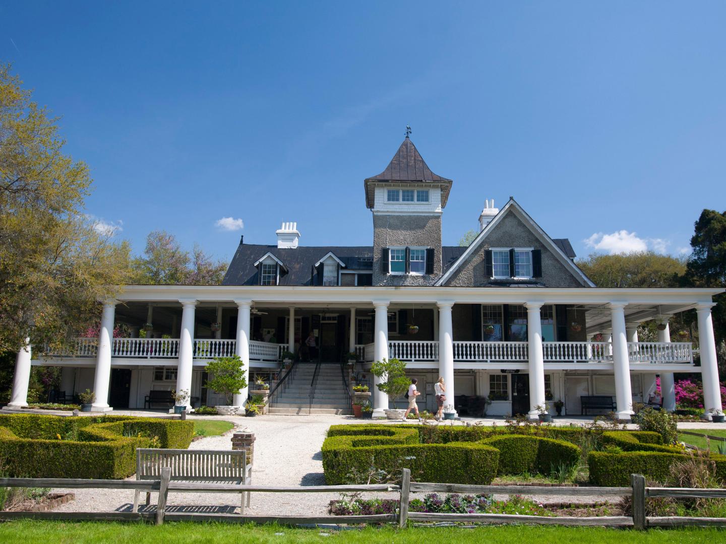 阿什利河公路国家风景道沿途的南卡罗来纳州木兰种植园 阿什利河公路国家风景道沿途的南卡罗来纳州木兰种植园