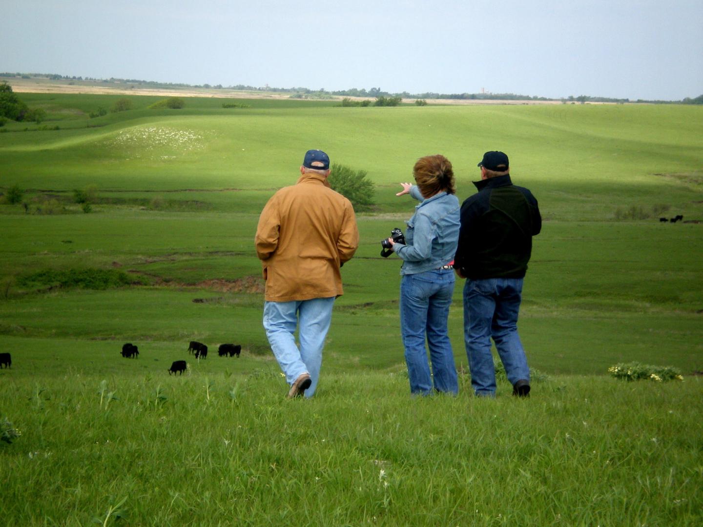 堪萨斯州燧石山的如画景致