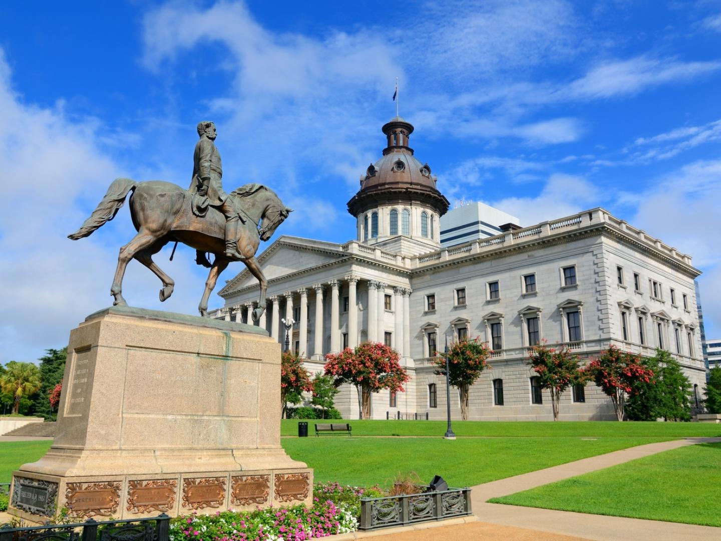 哥伦比亚的南卡罗来纳州议会大厦