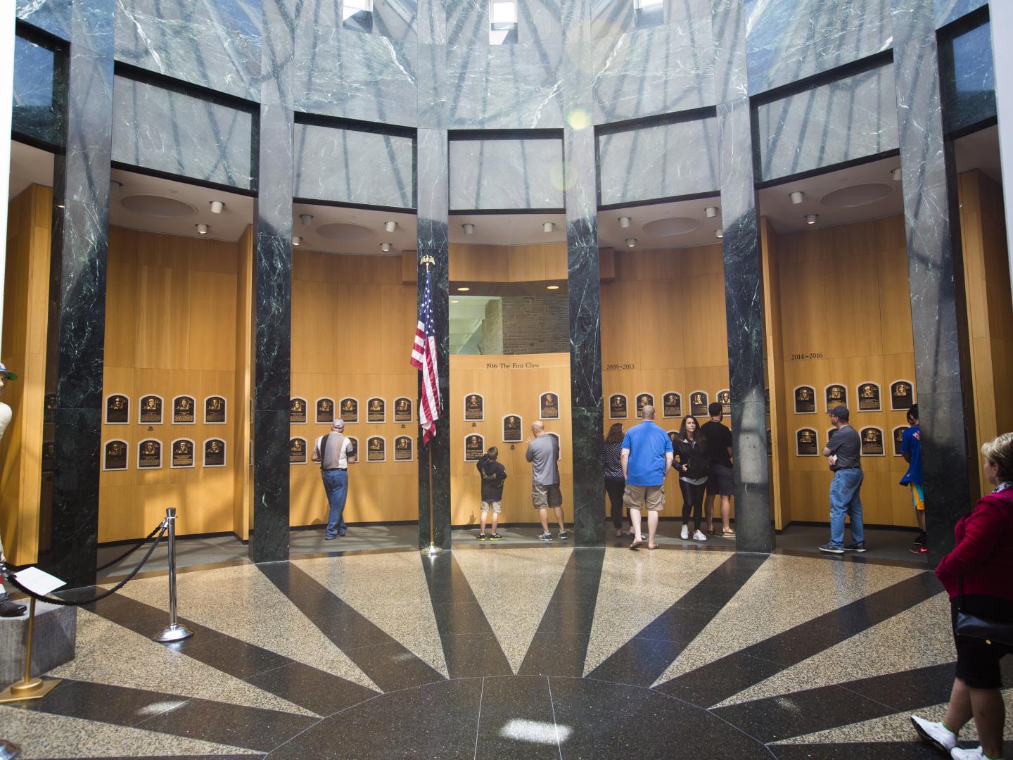 纽约州库珀斯敦国家棒球名人堂博物馆的展览