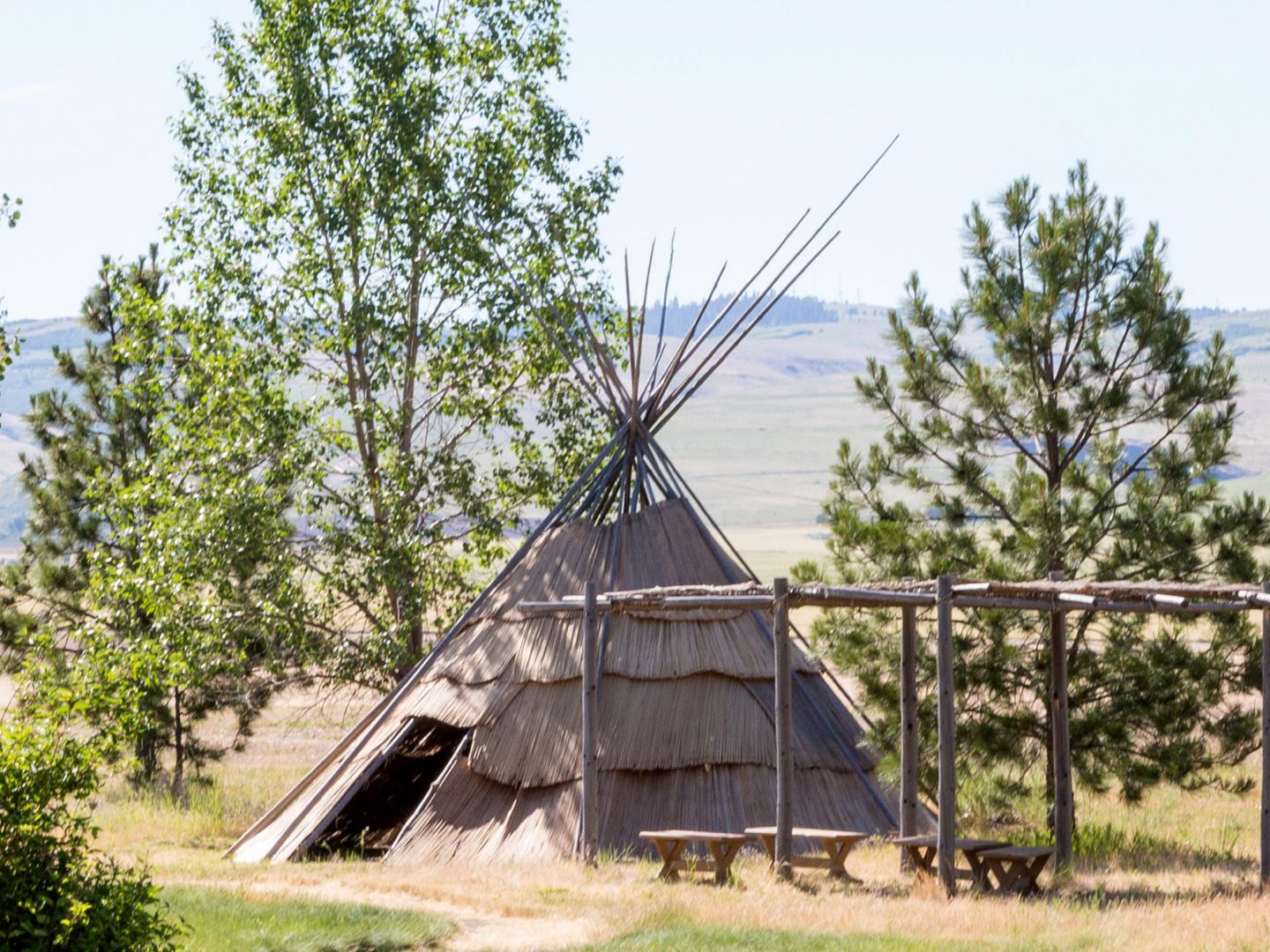 俄勒冈州彭德尔顿 Tamástslikt Cultural Institute 博物馆的原住民遗迹展览 俄勒冈州彭德尔顿 Tamástslikt Cultural Institute 博物馆的原住民遗迹展览