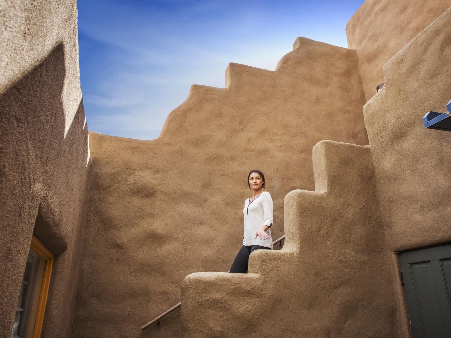 游览新墨西哥州圣达菲的圣达菲广场