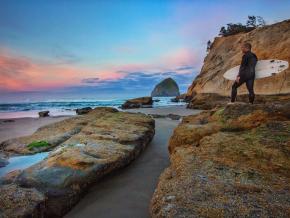 壮丽的太平洋风光