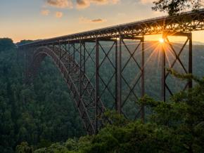 西弗吉尼亚州的新河峡大桥