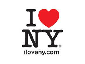 Official I Love NY travel logo Official I Love NY travel logo