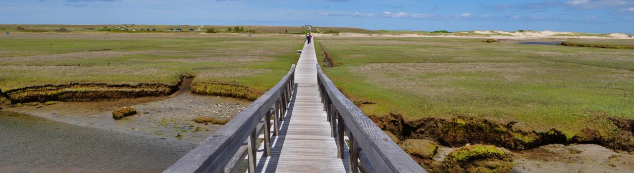马萨诸塞州科德角的桑威奇木板道