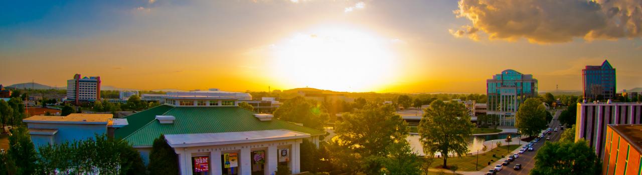 俯瞰阿拉巴马州亨茨维尔