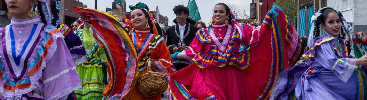 密西根州底特律的五月五日节游行