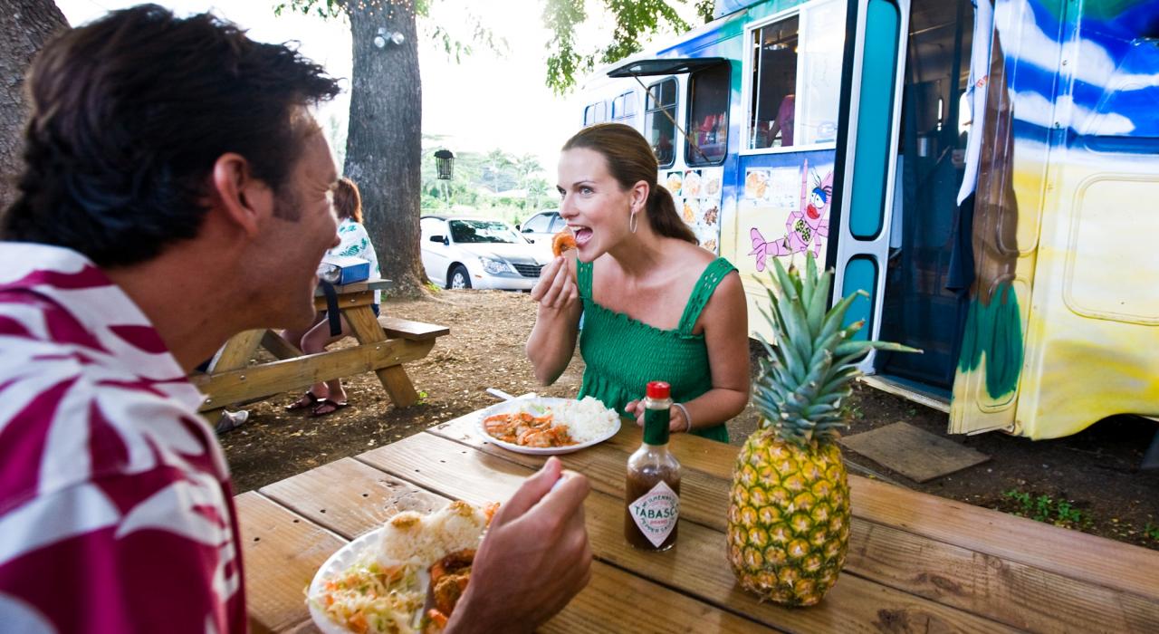 品尝夏威夷州的餐车美食 品尝夏威夷州的餐车美食