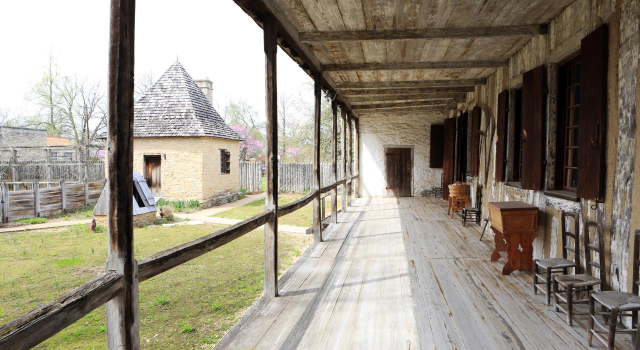 Historic house in St. Genevieve, Missouri 