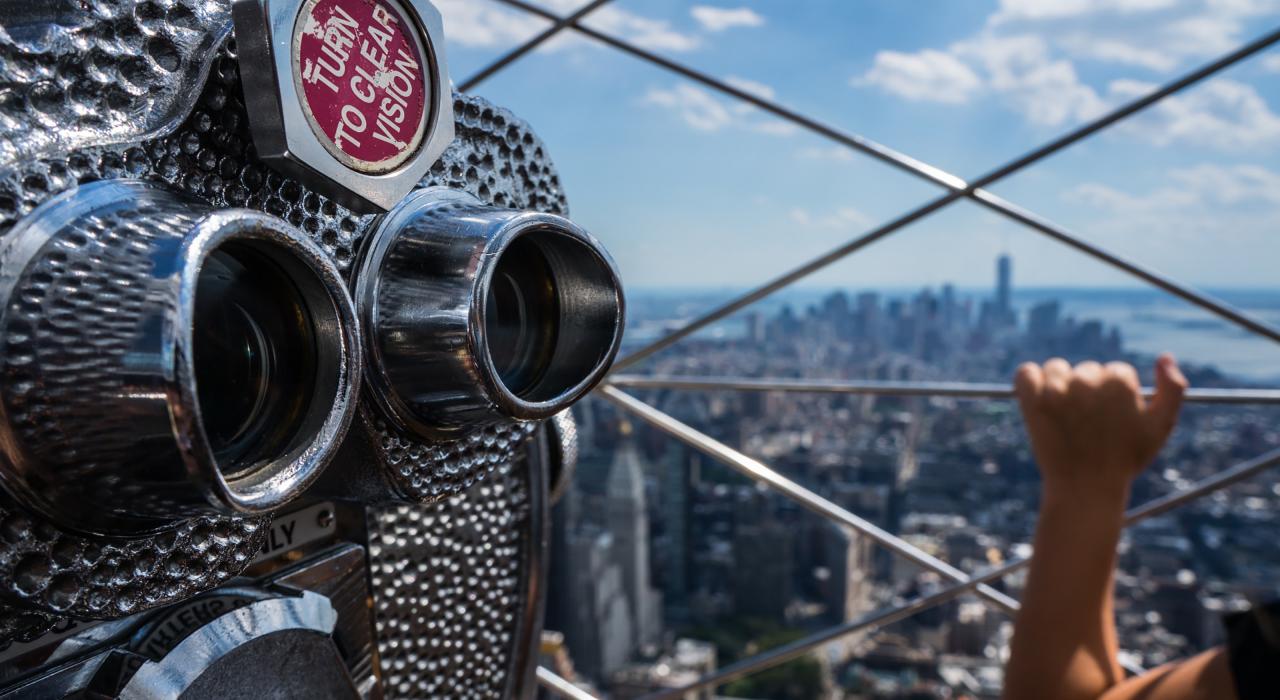 纽约曼哈顿帝国大厦之巅 纽约曼哈顿帝国大厦之巅