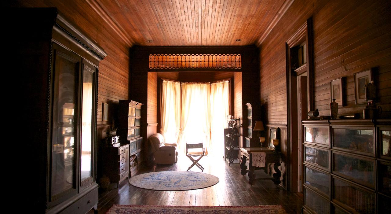 路易斯安那州霍马一处古老种植园的内景