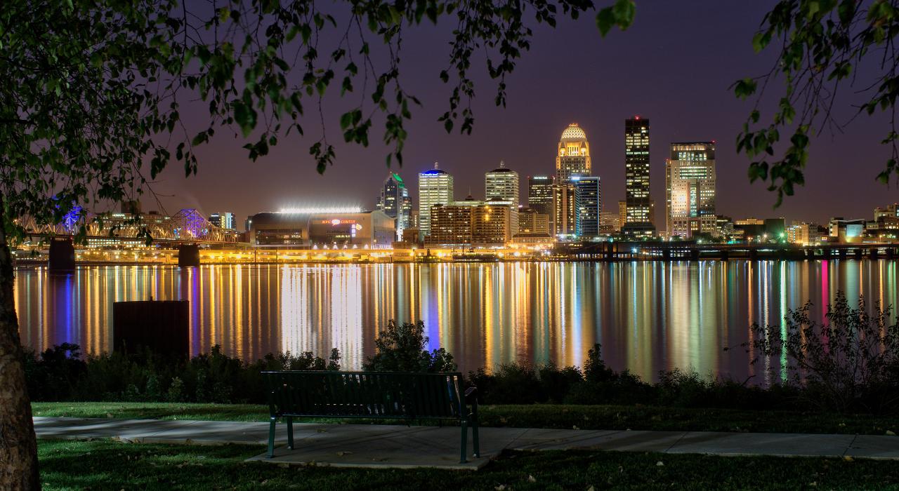 肯塔基州路易维尔市中心