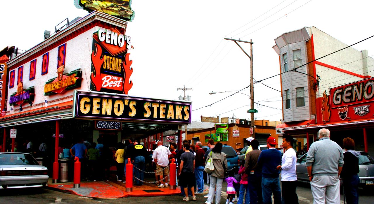Geno's Steaks 牛排馆 Geno's Steaks 牛排馆