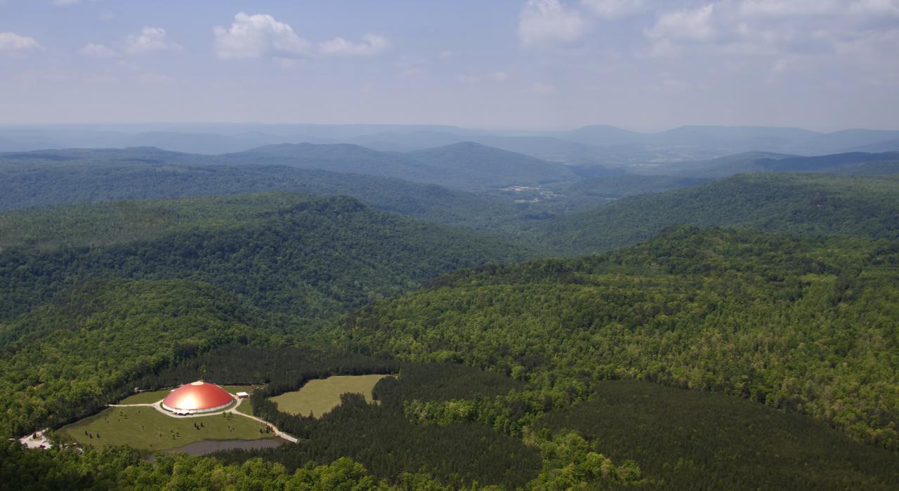 俯瞰田纳西州艾萨学院的场地