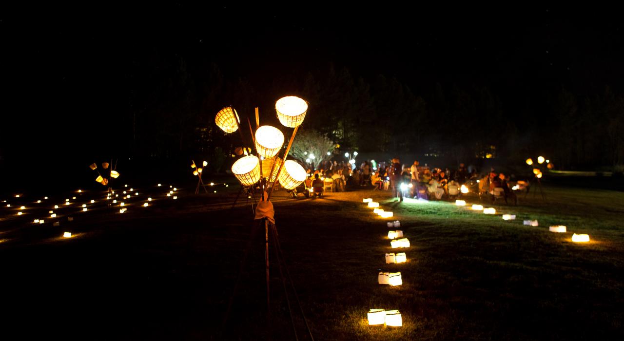 田纳西州艾萨学院夜景