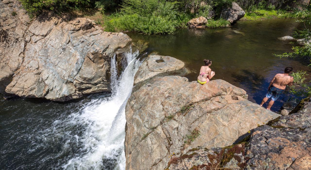 Cooling off in Groveland’s Rainbow Pools  Cooling off in Groveland’s Rainbow Pools