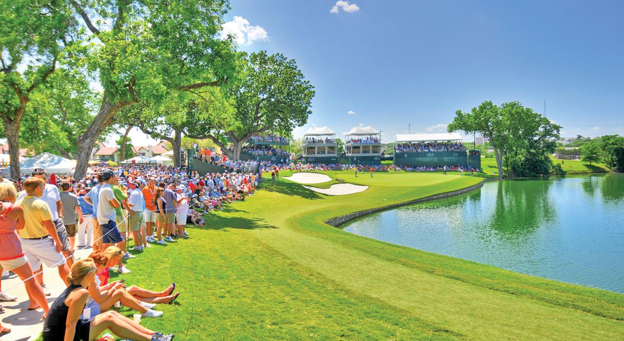 Watching the Dean & DeLuca Invitational at Colonial Country Club