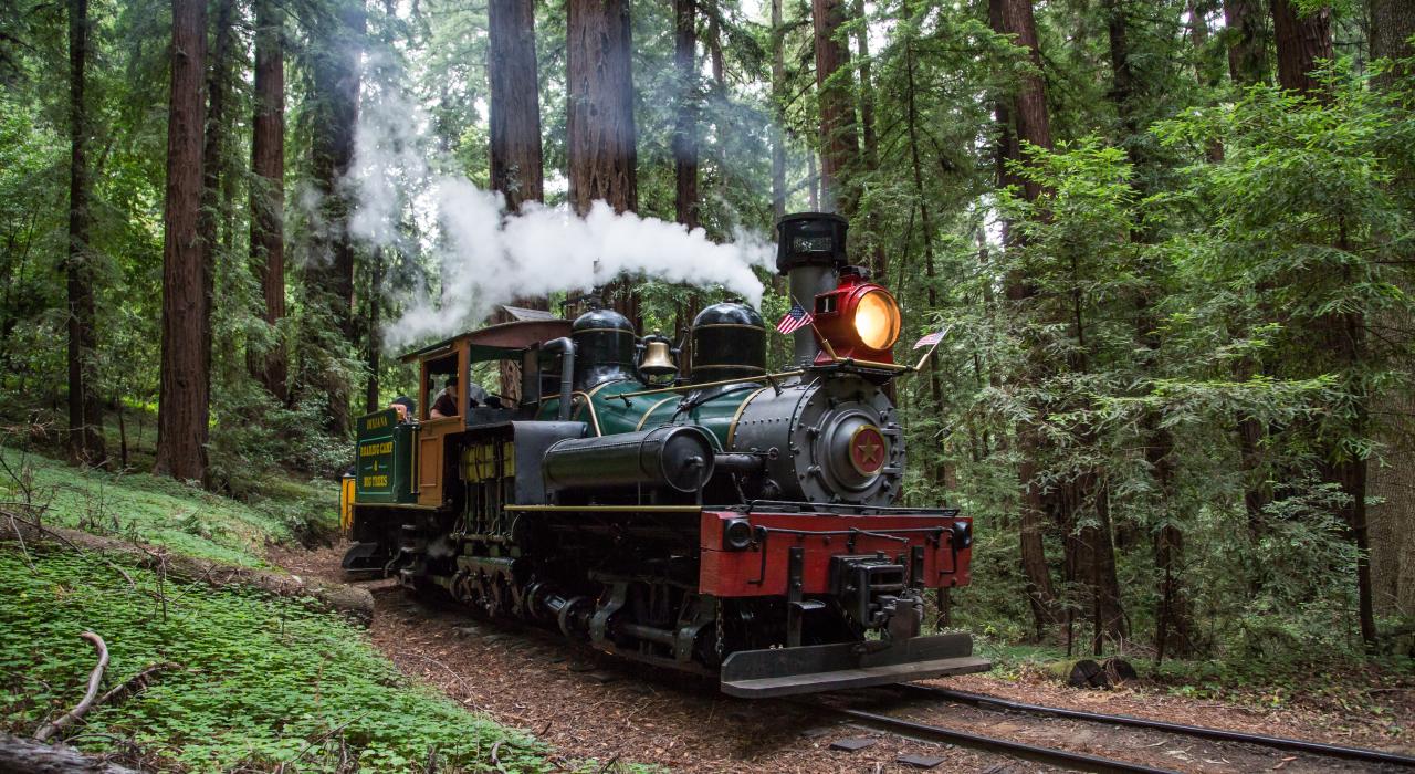 Riding the train from the mountains to the beach and back Riding the train from the mountains to the beach and back