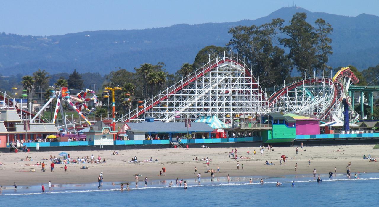 Santa Cruz Beach Boardwalk, a seaside amusement park operating since 1907 Santa Cruz Beach Boardwalk, a seaside amusement park operating since 1907