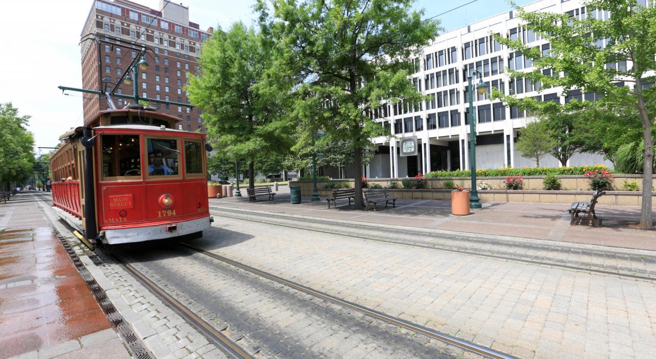 田纳西州孟菲斯的有轨电车 田纳西州孟菲斯的有轨电车