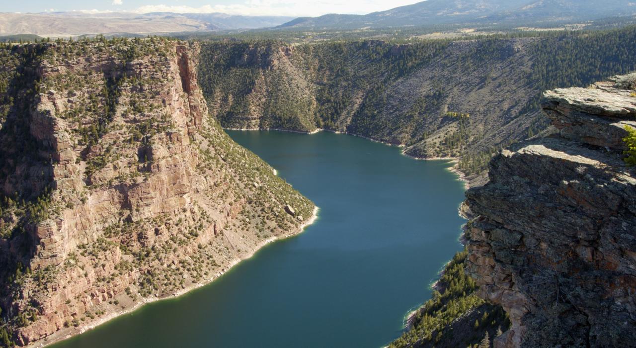 Rugged and majestic canyon and Green River views
