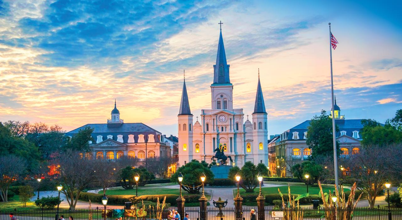 路易斯安那州新奥尔良,圣路易斯大教堂 路易斯安那州新奥尔良,圣路易斯大教堂