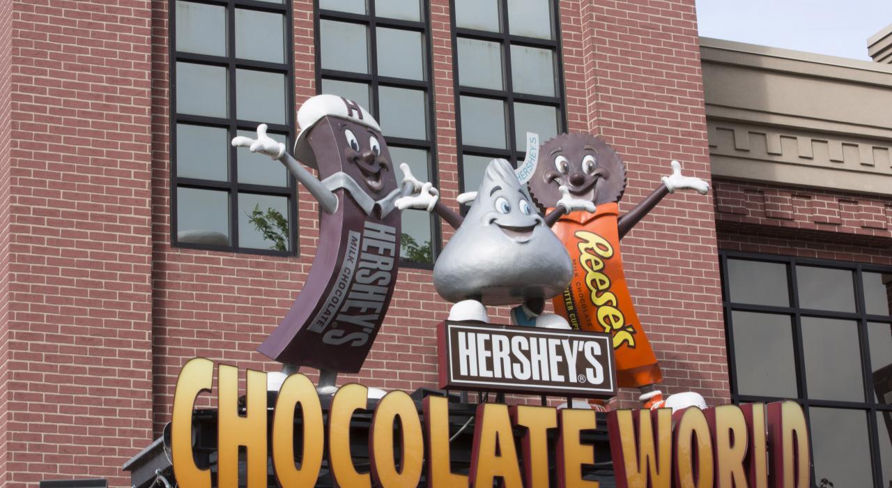 生动活泼的好时巧克力世界入口