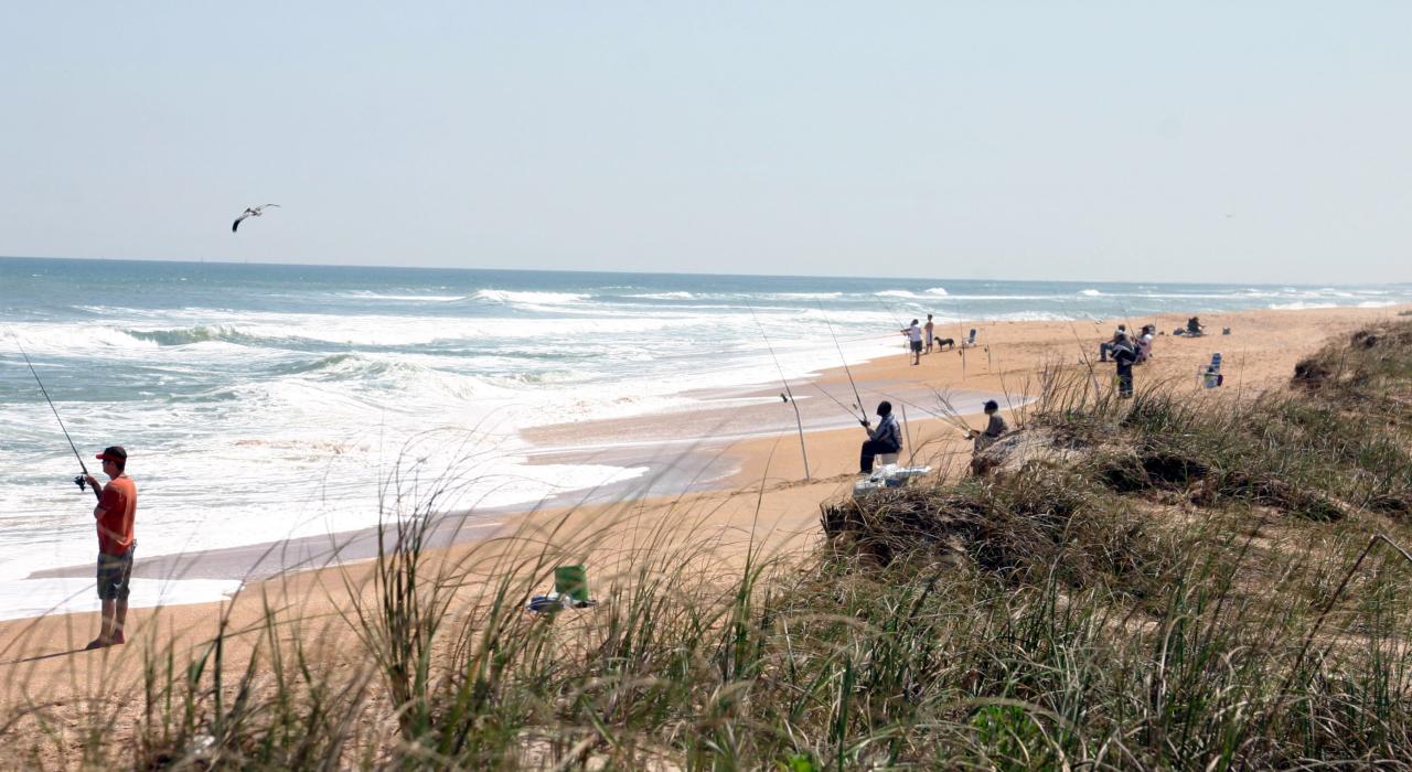 Ocean fishing at Jacksonville Beach Ocean fishing at Jacksonville Beach