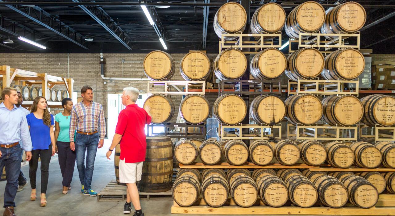 游览罗克镇酒厂