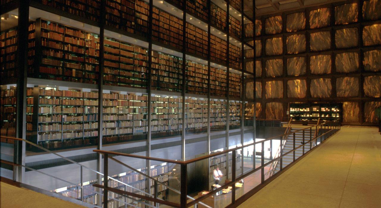 参观耶鲁大学拜内克古籍善本图书馆