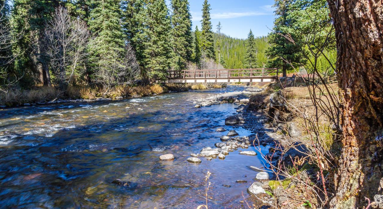 从亚力特峽谷中流过的海利特溪 从亚力特峽谷中流过的海利特溪