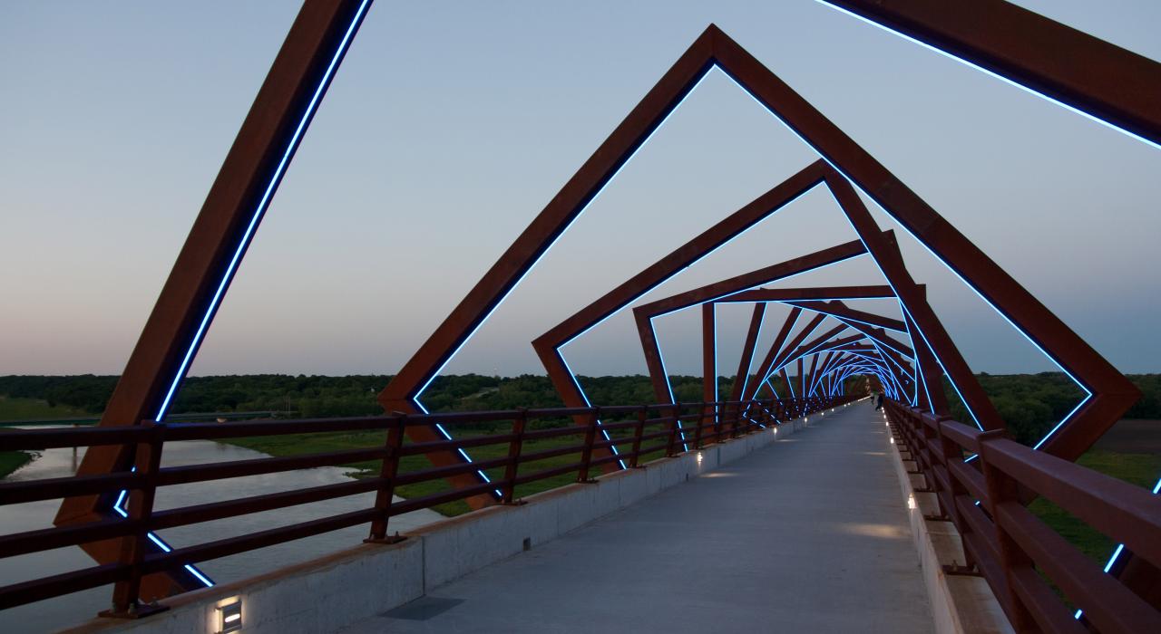 得梅因河谷上的高架栈道 得梅因河谷上的高架栈道