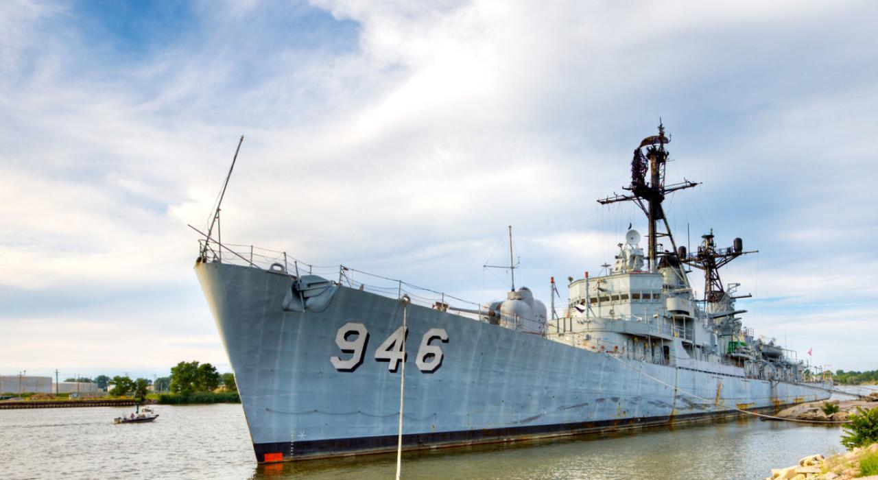 The imposing USS Edson Naval Ship Museum  The imposing USS Edson Naval Ship Museum