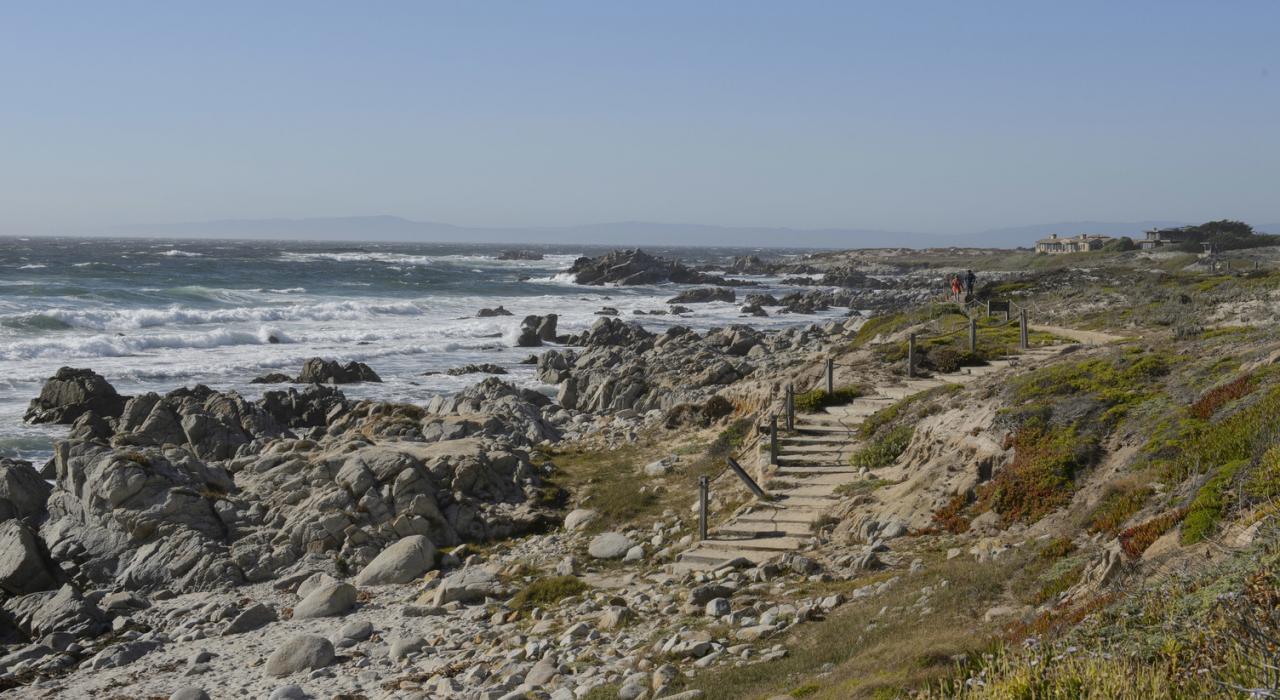 艾丝洛玛海滩(Asilomar Beach),散步和感受海风的理想去处 艾丝洛玛海滩(Asilomar Beach),散步和感受海风的理想去处