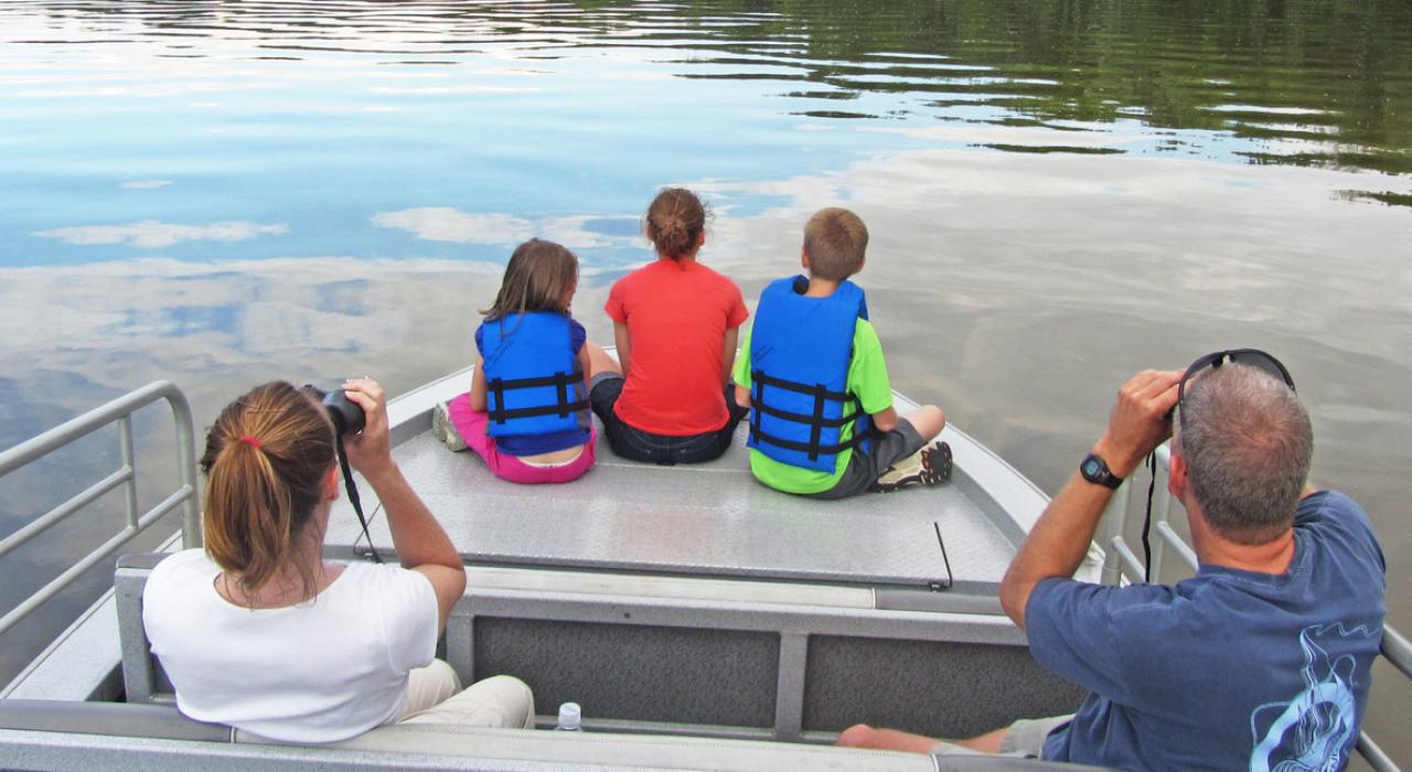 Boating through the “Everglades of Michigan” with Johnny Panther Quest Adventure Trips Boating through the “Everglades of Michigan” with Johnny Panther Quest Adventure Trips