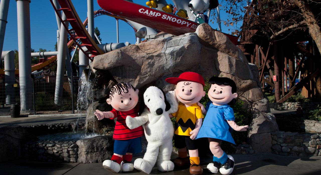 诺氏百乐坊内史努比乐园中的“史努比与花生帮”