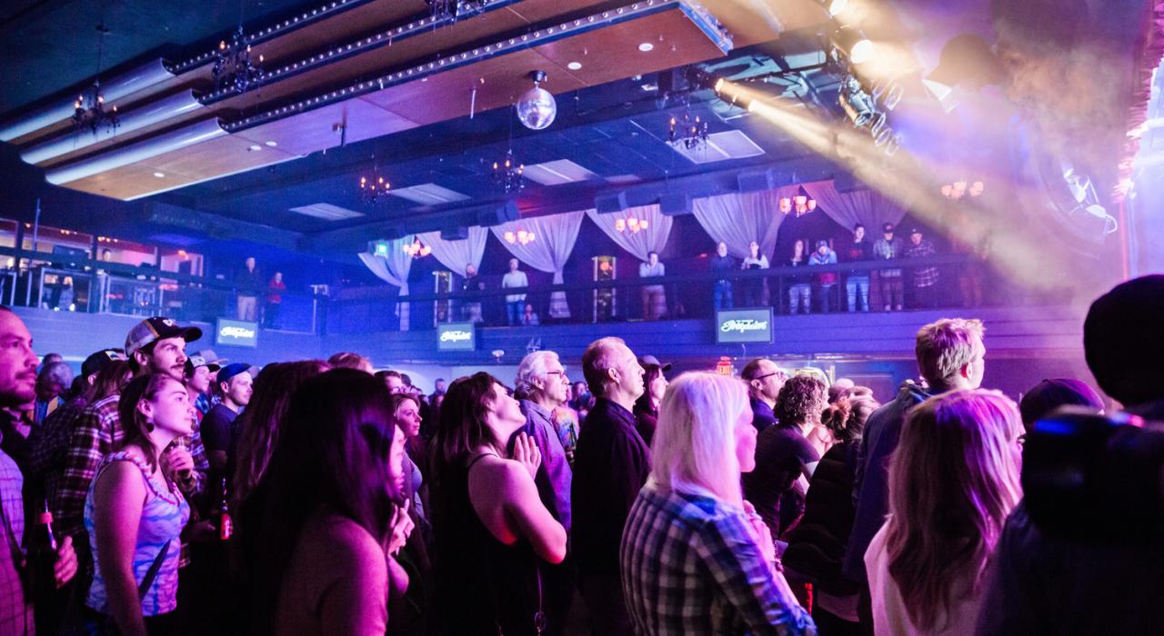 Listening to live music after a day in the mountains Listening to live music after a day in the mountains