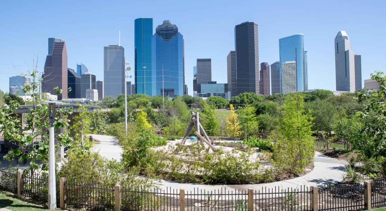 布法罗河口公园的自然游乐场