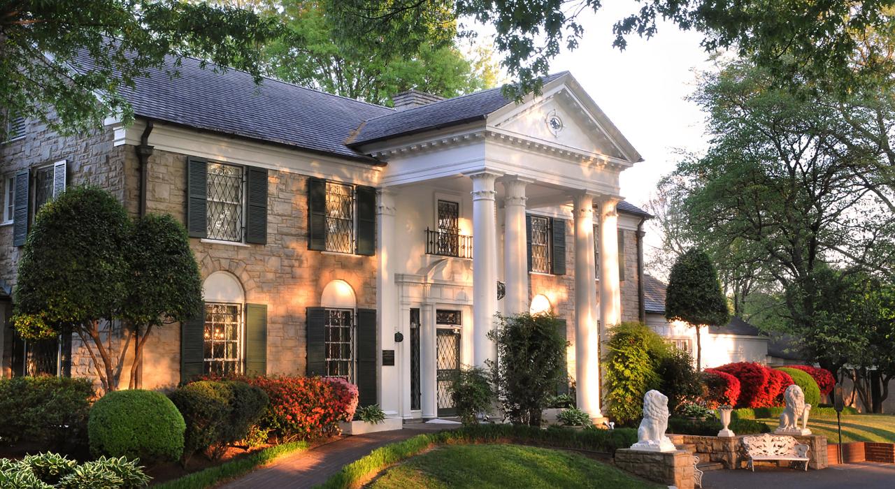 猫王埃尔维斯•普雷斯利在田纳西州孟菲斯的故居雅园