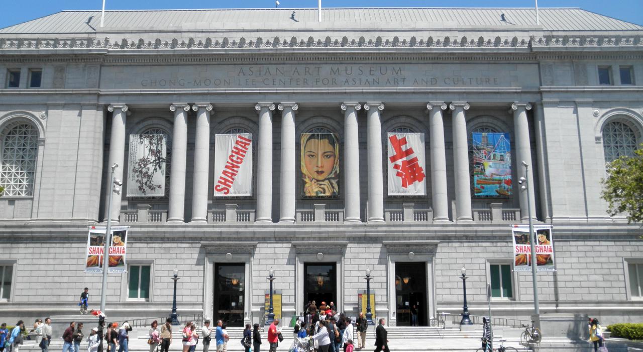 加利福尼亚州旧金山亚洲艺术博物馆的外观