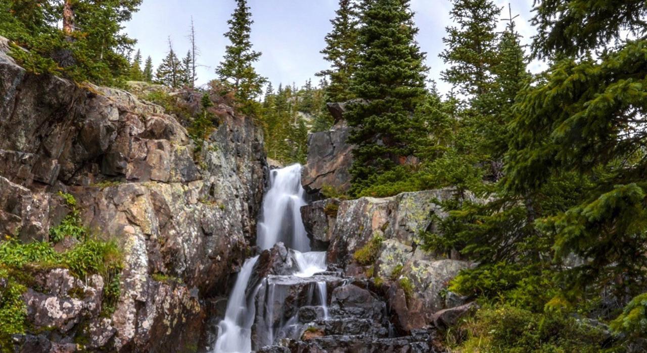 Hiking to the Continental Falls waterfall for breathtaking views Hiking to the Continental Falls waterfall for breathtaking views