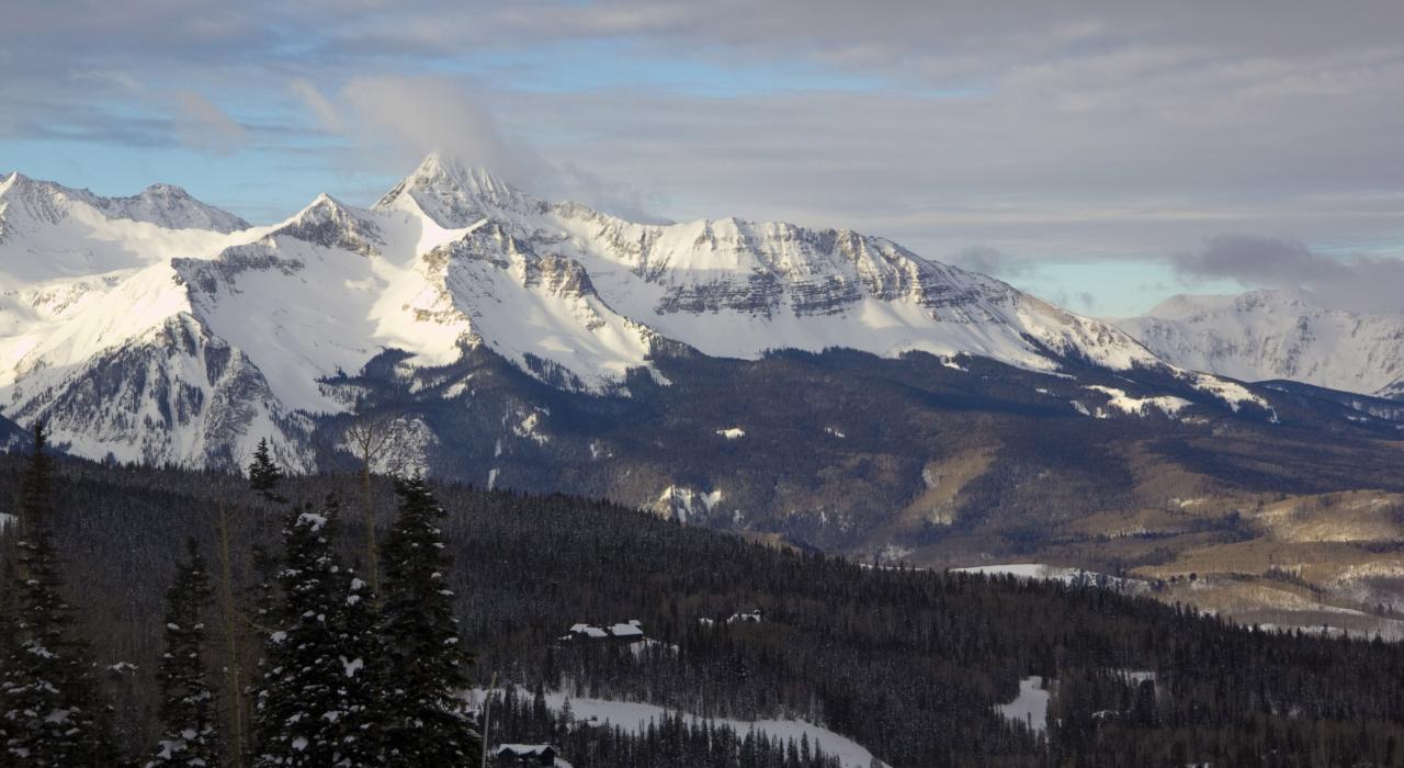 被白雪覆盖的圣胡安山脉 被白雪覆盖的圣胡安山脉
