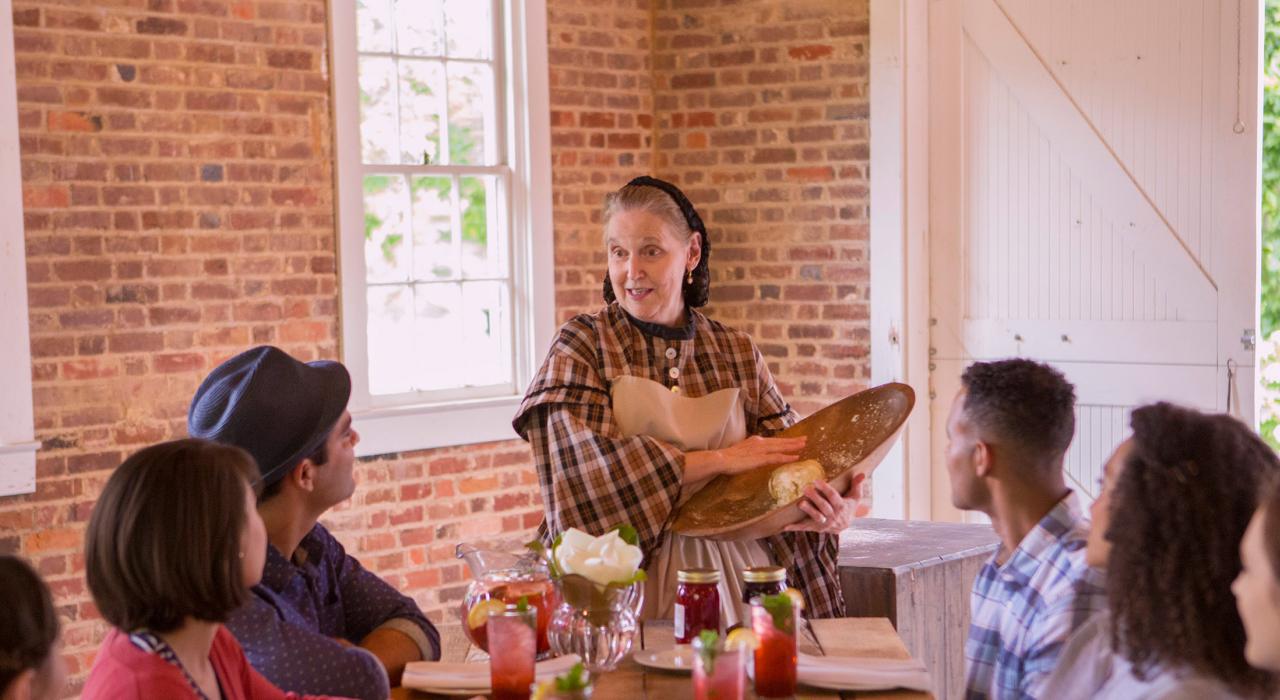 Learning how to make authentic Southern biscuits at My Old Kentucky Home